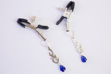 Load image into Gallery viewer, Blue Flame Nipple Clamps