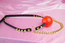 Load image into Gallery viewer, Spiked Ball Gag Harness
