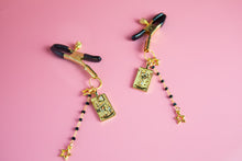 Load image into Gallery viewer, Golden Tarot Nipple Clamps