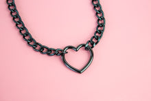 Load image into Gallery viewer, Black Heart Necklace
