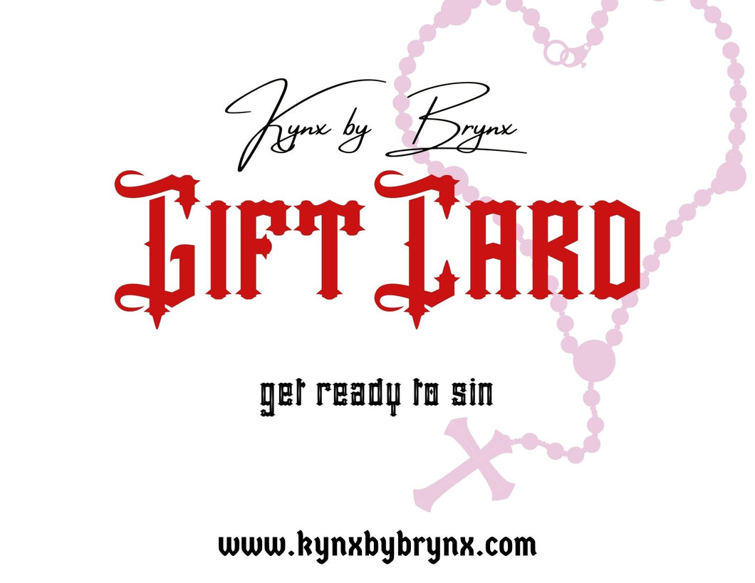 Kynx by Brynx Gift Card