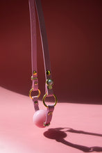 Load image into Gallery viewer, Pink &amp; Pearled Ball Gag Harness
